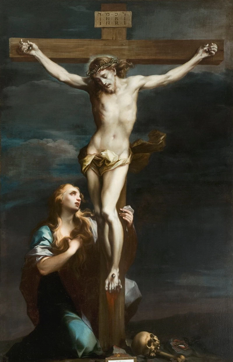Santa Maria Maddalena ai piedi di Gesù Cristo crocifisso